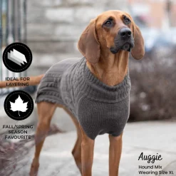 Shedrow K9 Brentwood Cable Knit Dog Sweater Plus