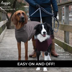 Shedrow K9 Brentwood Cable Knit Dog Sweater Plus