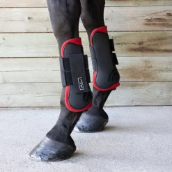 Shedrow Open Front Boots W/ Coloured Lining