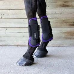 Shedrow Open Front Boots W/ Coloured Lining