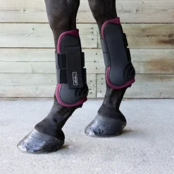 Shedrow Open Front Boots W/ Coloured Lining