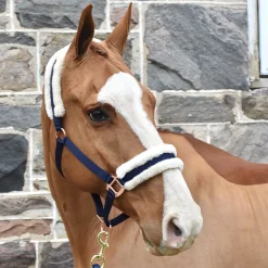 Shedrow Rose Gold Sheepskin Lined Halter