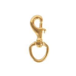 Shedrow Swivel Bolt Brass Snap 9 cm