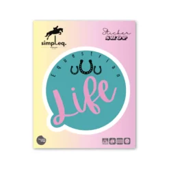 Simpl.Eq. Equestrian Life Large Sticker