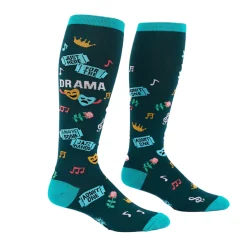 Sock It To Me Just Here For The Drama Knee High Socks