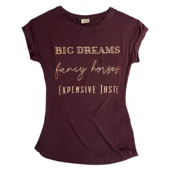 Women Spiced Equestrian Big Dreams Tee