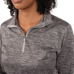 Women TemTeq Elisa Quarter Zip Performance Shirt