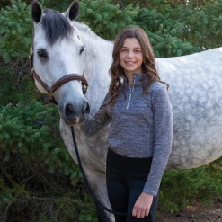 Kids TemTeq Elisa Quarter Zip Performance Shirt - Kids'