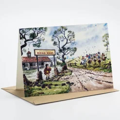 Thelwell Willowbrook Riding School Greeting Card