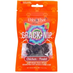 This & That Canine Co. This & That Crack Nip Chicken Cat Treats 43 g