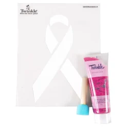 Twinkle Glitter Awareness Stencil Kit