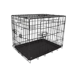 Unleashed Basic Double Door Dog Crate 48 cm