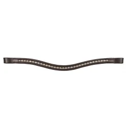 Val du Bois Clear Crystal Wave Browband