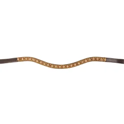 Val du Bois Gold Crystal Wave Browband