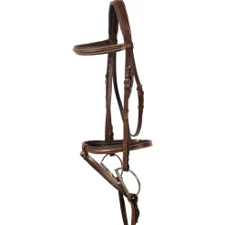 Val du Bois Padded Fancy Stitched Bridle W/ Removable Flash & Reins