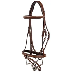 Val du Bois Padded Fancy Stitched Bridle W/ Removable Flash