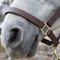 Val du Bois Triple Stitch Leather Halter