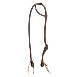Western Rawhide Single Ply One Ear Headstall W/ Ties