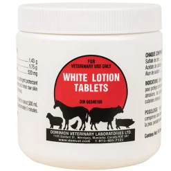 Dominion Veterinary Laboratories White Lotion Tablets - 50 Tablets