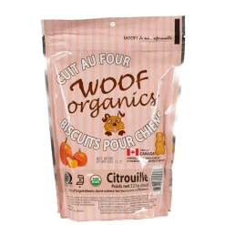 Woof Organics Pumpkin Biscuits Dog Treats 227 g