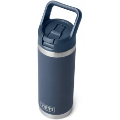 YETI Rambler Water Bottle W/ Colour-Matched Straw Cap 532 mL