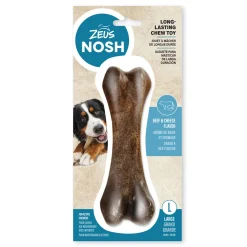 Hagen Pet Products Zeus Nosh Strong Chew Bone, Beef & Cheese Flavor