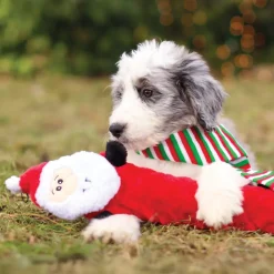 ZippyPaws Holiday Jigglerz Santa